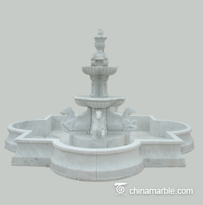 Marble Horse Fountain