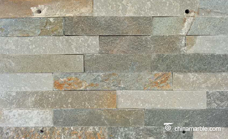Split Surface Natural Culture Slate 3D Exterior Cladding Stacked Stone