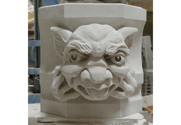 Marble carving-The Indiana State Museum Gargoyle