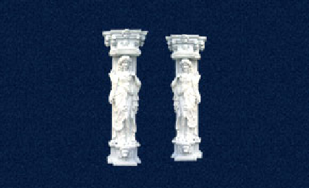 house decorative stone pillars/marble column