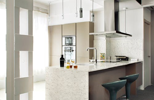 Quartz countertop and vanity top: the 5 keys to industrial style
