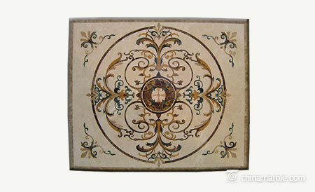 Tile Round Mosaic Medallion Floor Patterns/Marble Floor Medallion/Foyer Medallion Floor