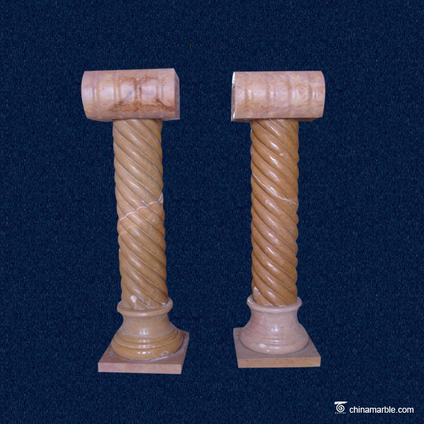 marble pillar candle holders/stone pillar and column cap designs/stone cladding for pillar