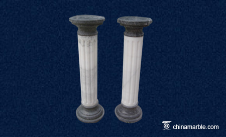 round marble pillar design/marble column roman column/stone column capital
