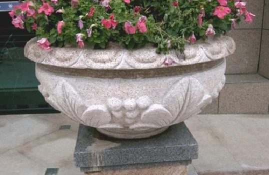 Flower Pot-Stylish and durable stone flower pots