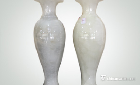 Pakistan Wholesalers Handicraft Polished Onyx Marble Flower Vase