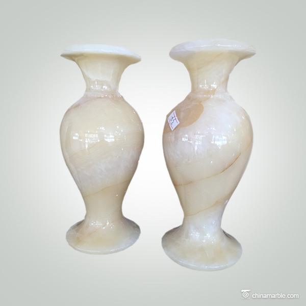 Home Decoration Onyx Stone Vase Handicraft Product Manufacturers