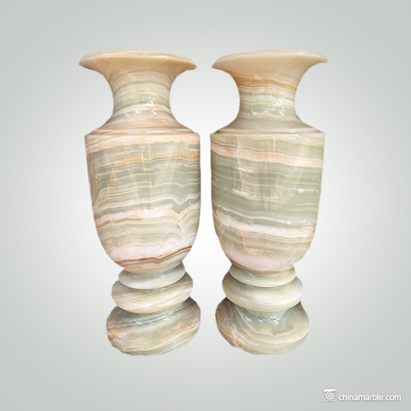 Stone vase home crafts office jade vase decoration commercial crafts gifts can be customized