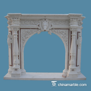 Limestone Fireplace Mantel Surrounds