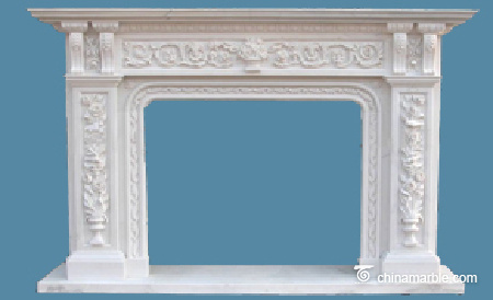 Georgian Stone Carved Fireplaces Mantel