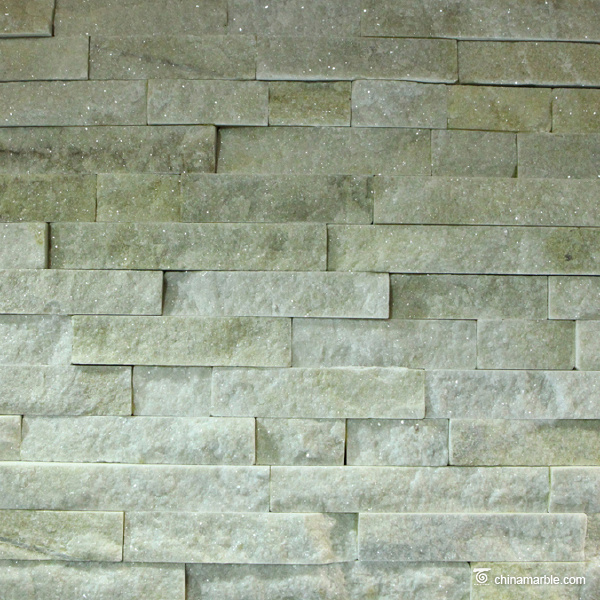 White Quartzite Ledge Stone, China Wall Stone Cladding