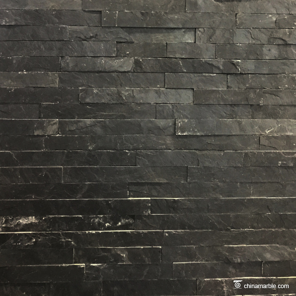Cheap Black Slate Ledge Stone, China Stacked Wall Claddinga