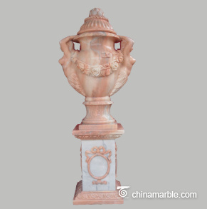 Carved-statues-urn-