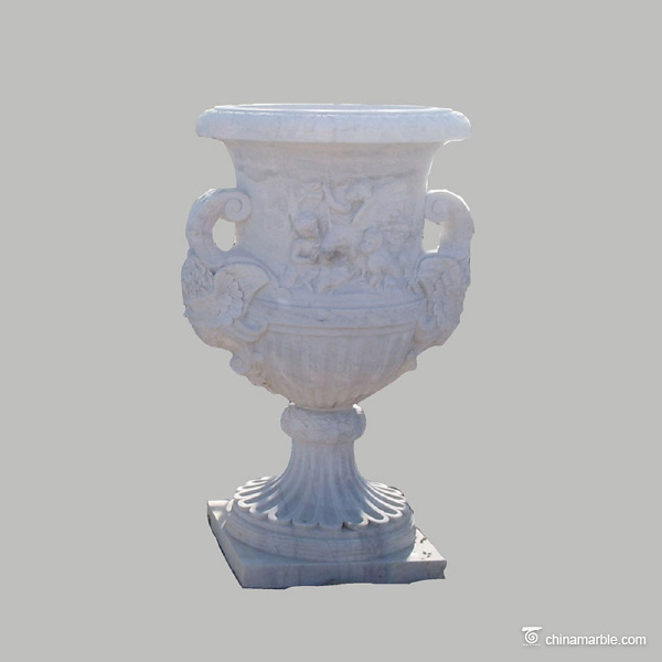 White-marble-urn-