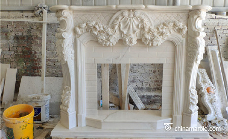 Fireplace Mantel Limestone