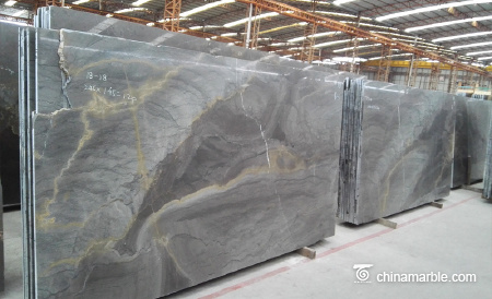 Cheap decoration slab marble Ink and wash can be customized