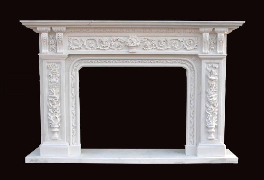 10-White marble mantel FC-FP86.jpg