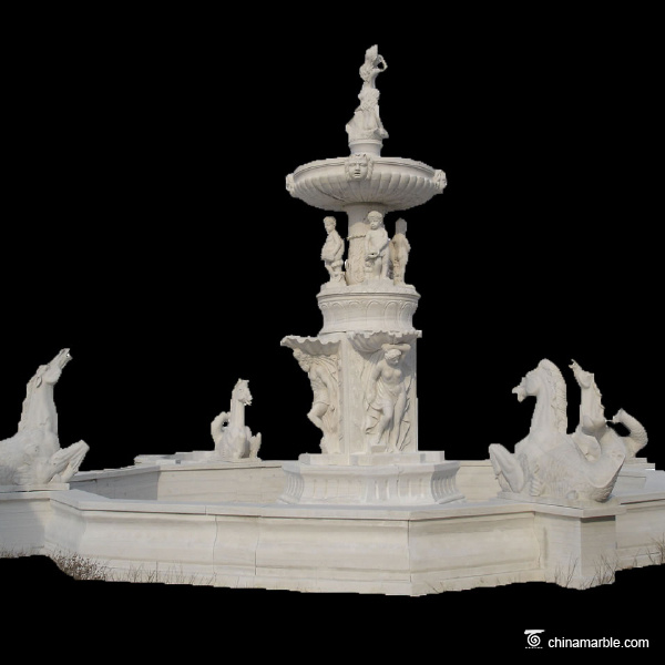 Outdoor Elephant Fountain Statue