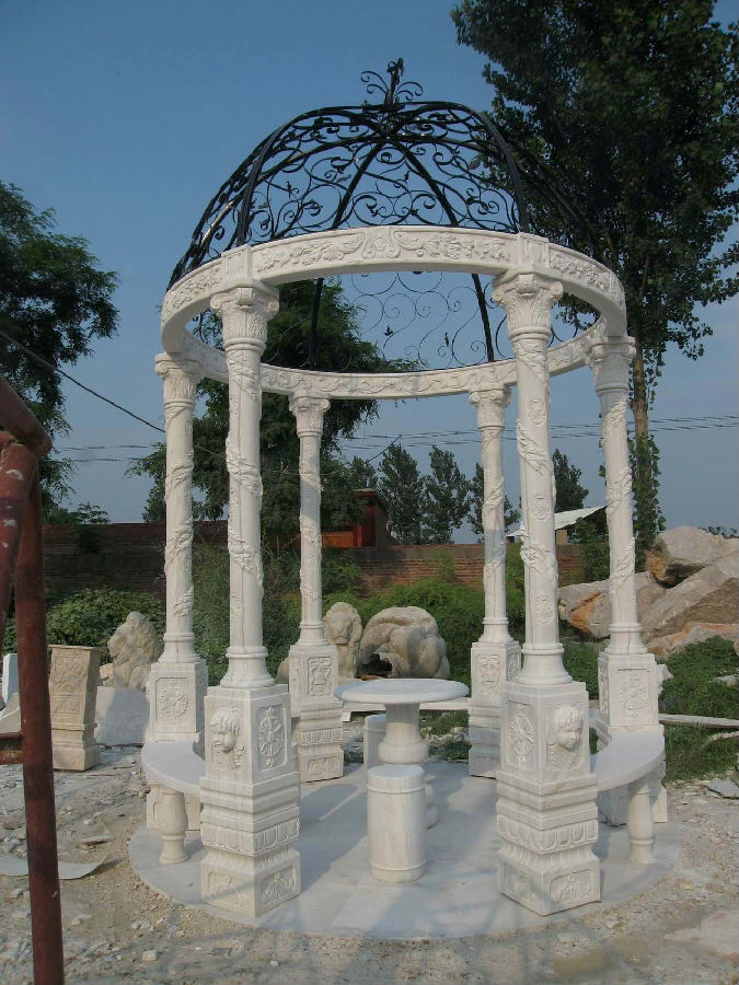 Twisted pillars Gazebo GZB-07.jpg