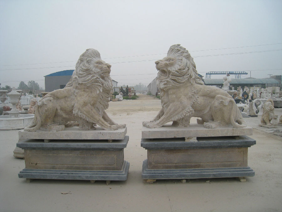 Antique Stone Lion M-Lion-23.jpg
