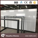Big Slab Snow White Pure White Artificial Quartz Stone for Countertops