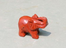 AAAA++30g Carved JASPER quartz Crystal Gem Stone elephant reiki healing