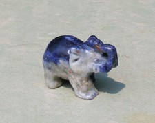 AAAA++15g Carved JASPER quartz Crystal Gem Stone elephant reiki healing