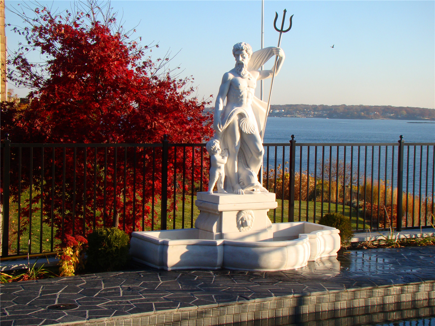 Poseidon sculpture in Australia