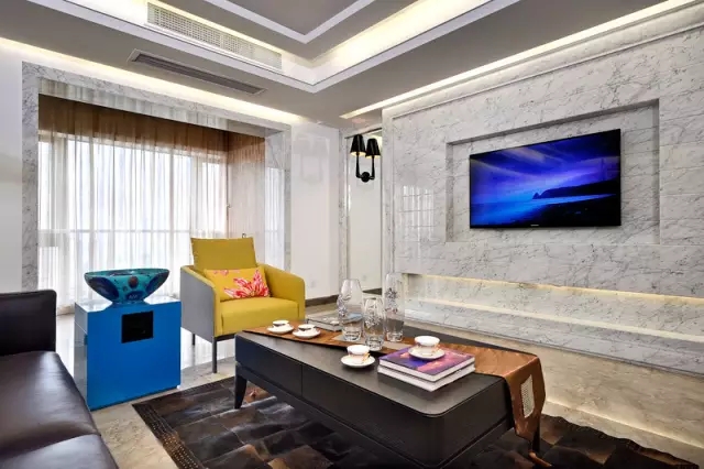 The beautiful marble mural of 