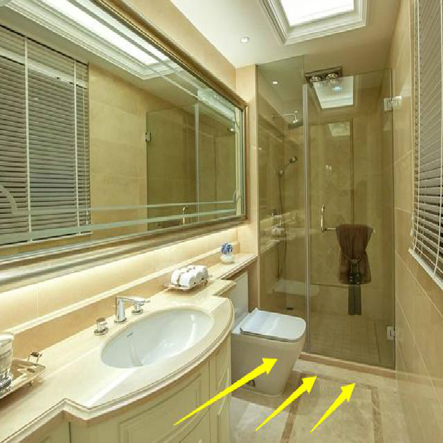 Nature stone tile-Bathroom dec