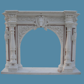 Limestone Fireplace Mantel Sur