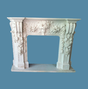 fireplace mantel limestone fir