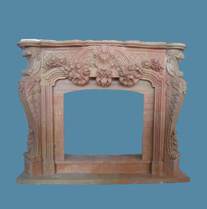 Red Marble Mantel FC-FP61