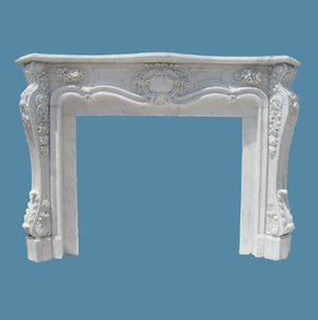 White Marble Mantel FC-FP46