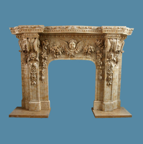 Carved Marble Fireplace FC-FP3