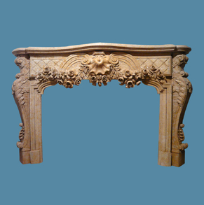 Limestone Fireplace FC-FP34
