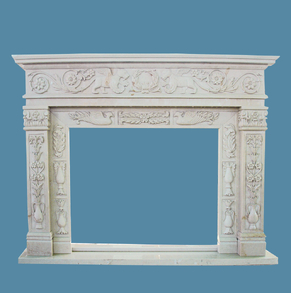 Stone Carving Mantel FC-FP33