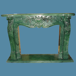 Green Marble fireplace FC-FP15