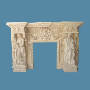 Grandly Carving Fireplace SC-F