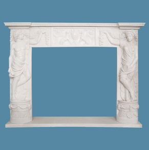 White marble surround SC-FP09