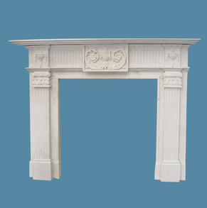 White Marble Fireplace EU-FP32