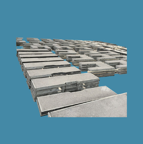 Jointed and filled hearth GHF-