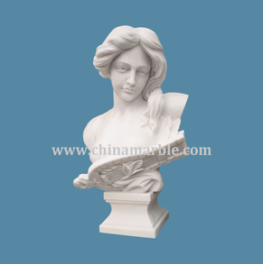 White Marble Bust MBT-08