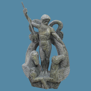 Sea God with horses MSF-033