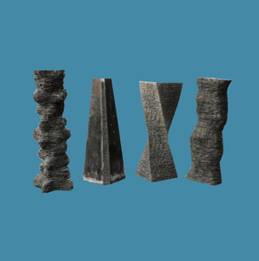 Abstract statue SAS-04