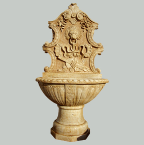 Antique marble wall fountain W