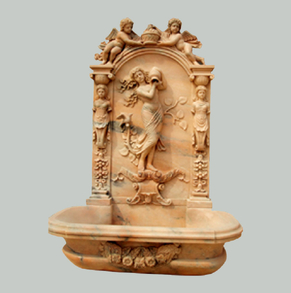 Maiden and Angels wall fountai