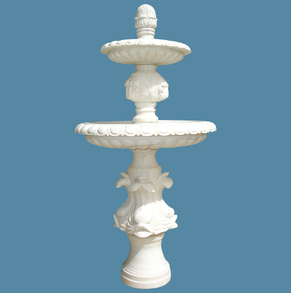 Two layers marble fountain S-F