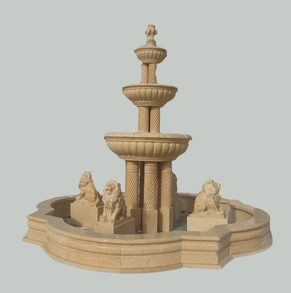 Marble-Lions-Fountain- P-FTN18