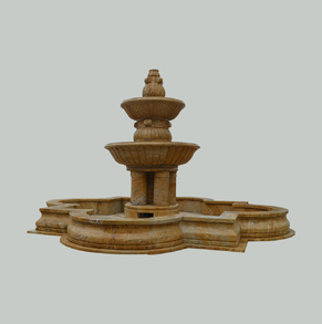 Yellow Marble fountain P-FTN10